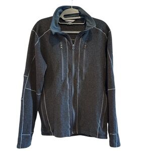 Kuhl Interceptr Men’s Charcoal/Brown Full Zip